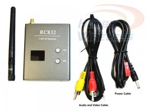 RC832 5.8GHz 40-Channel Pocket Size Receiver