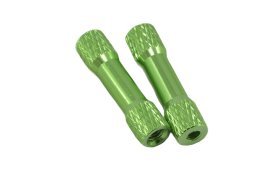 (image for) Green M3x25mm Round Spacer Standoffs (Set of 2)