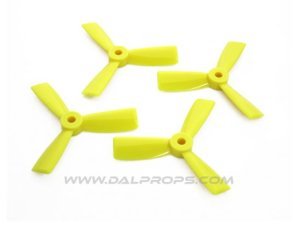 (image for) DAL 3045 Tri Blade Bull Nose Set of 4 (2CW + 2CCW) (Yellow T3045 BN)