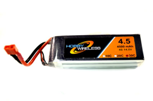 (image for) Hobby Wireless 4500mah 14.8v 4S 30C Lipo Battery (Deans)