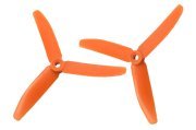 HQ PROP 3-BLADE/TRIBLADE 5X4X3 PROPELLER 2CW (ORANGE) (image for) HQ PROP 3-BLADE/TRIBLADE 5X4X3 PROPELLER 2CW (ORANGE)