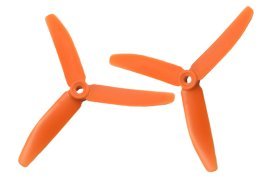 (image for) HQ PROP 3-BLADE/TRIBLADE 5X4X3 PROPELLER 2CW (ORANGE)