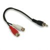 (image for) RCA Male to 2 Female Cable (6 inches)