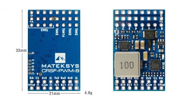 MATEK CRSF TO PWM CONVERTER CRSF-PWM-B - Click Image to Close