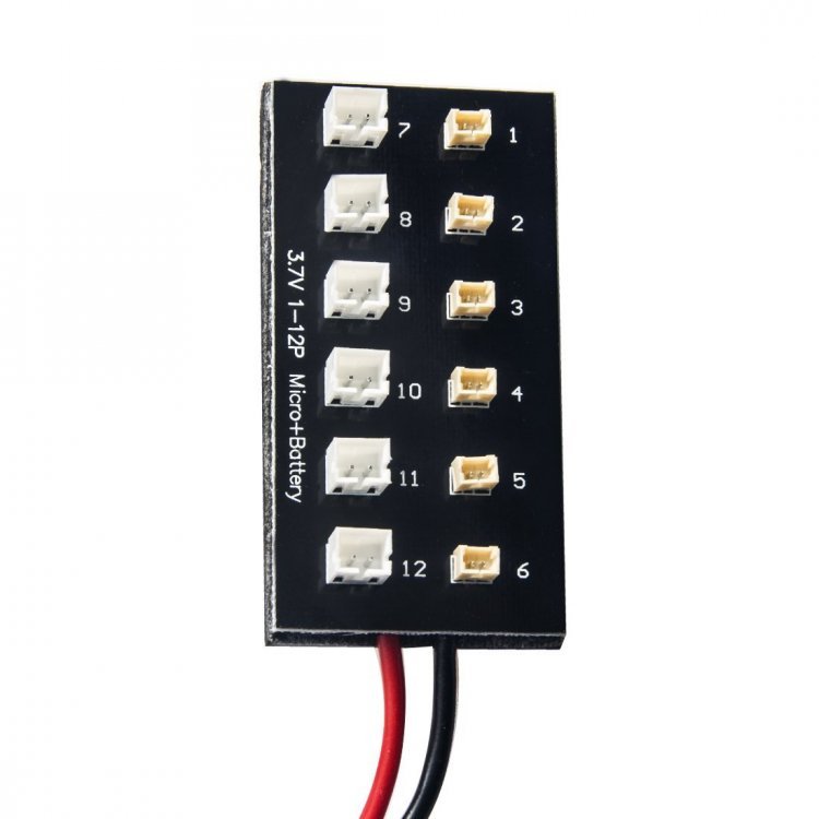 Parallel Charging Board Micro JST 1.25 and JST-PH 2.0 Plug mCX mCPX Inductrix, Tiny Whoop, Glimpse, MCP X, Nano CP X - Click Image to Close