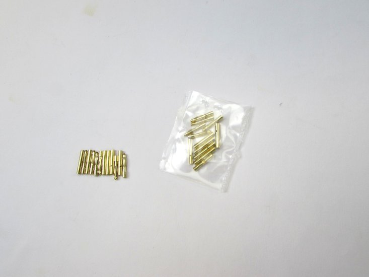 (image for) 12 Pair Gold Bullet Banana Connectors