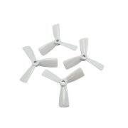 (image for) DAL 3045 Tri Blade Bull Nose Set of 4 (2CW + 2CCW) (White T3045 BN)