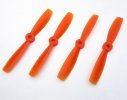 (image for) **DAL 5045 Bullnose V2 Set of 4 Orange Propellers (CW/CCW)