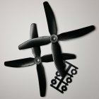 HQ PROP 4-BLADE/QUADBLADE 5X4X4 4 PROPELLER SET 2CW 2CCW (BLACK) (image for) HQ PROP 4-BLADE/QUADBLADE 5X4X4 4 PROPELLER SET 2CW 2CCW (BLACK)