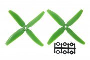 HQ PROP 4-BLADE/QUADBLADE 5X4X4 4 PROPELLER SET 2CW 2CCW (GREEN) (image for) HQ PROP 4-BLADE/QUADBLADE 5X4X4 4 PROPELLER SET 2CW 2CCW (GREEN)