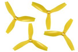 HQ PROP TRI-BLADE DPS 5x4x3 Yellow (2CW+2CCW) (image for) HQ PROP TRI-BLADE DPS 5x4x3 Yellow (2CW+2CCW)