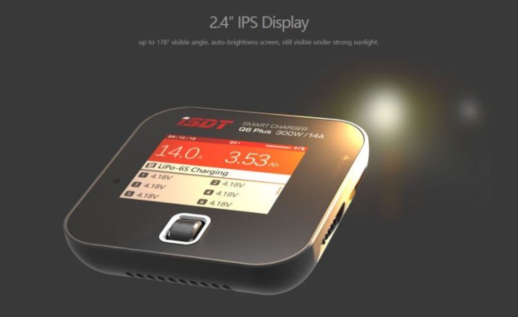 ISDT Q6 PLUS POCKET BATTERY BALANCE CHARGER 300W 14A