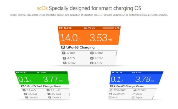 ISDT Q6 PLUS POCKET BATTERY BALANCE CHARGER 300W 14A