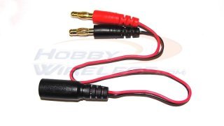 (image for) FATSHARK Battery Charge Lead with Banana Plugs