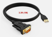FTDI to RS232 Serial Male to USB 3.3ft Cable for EXOS2 PMC-Eight and Windows PC (image for) FTDI to RS232 Serial Male to USB 3.3ft Cable for EXOS2 PMC-Eight and Windows PC