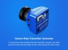 (image for) Foxeer Predator Mini Camera FPV OSD 1000TVL 2.5mm Blue