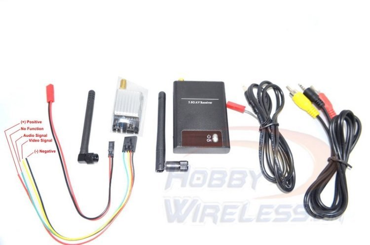 (image for) FPV584 5.8 GHz 400mW Plug & Play FPV System (F Band)