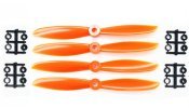 (image for) Gemfan 6x3 Orange 4 Piece Propeller Set (CW)