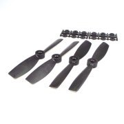 (image for) HQ PROP 5045 5X4.5 Black Bullnose 4 Piece Propeller Set (2CW/2CCW)