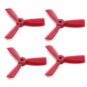 (image for) DAL 3045 Tri Blade Bull Nose Set of 4 (2CW + 2CCW) (Red T3045 BN)