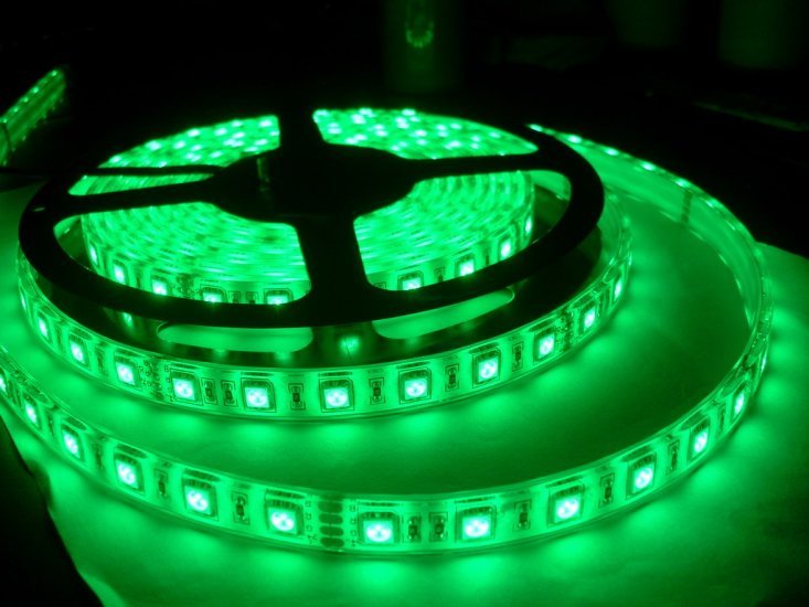 (image for) Super Bright Green LED Strip (3 Ft/1m)