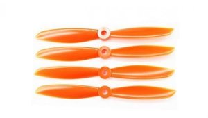 (image for) Gemfan 6x3 Orange 4 Piece Propeller Set (CCW)