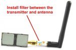 (image for) Low Pass Filter 1.2 GHz For FPV Transmitter (LPF)