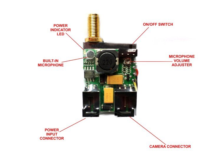 Modal Additional Images for TXV524 2.4 GHz 500mW Plug and Play FPV Transmitter